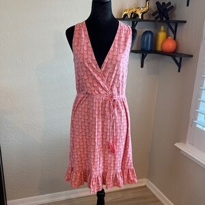 Tommy Bahama Pink Patterned Mini Dress